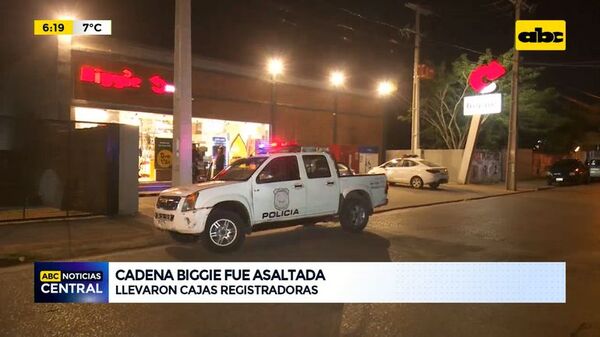 Asaltaron Biggie y llevaron cajas registradoras - ABC Noticias - ABC Color