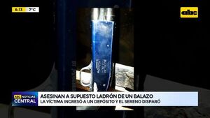 Asesinan a supuesto ladrón de un balazo - ABC Noticias - ABC Color