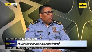Asesinato de policía en Alto Paraná  - ABC Noticias - ABC Color