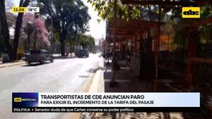 Transportistas de CDE anuncian paro - ABC Noticias - ABC Color