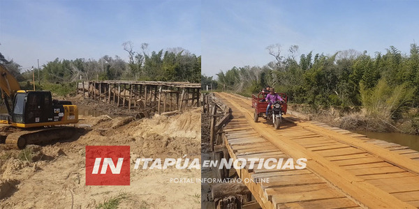 CONSTRUYEN NUEVO PUENTE ENTRE ITAPÚA Y CAAZAPÁ EN SAN PEDRO DEL PNÁ