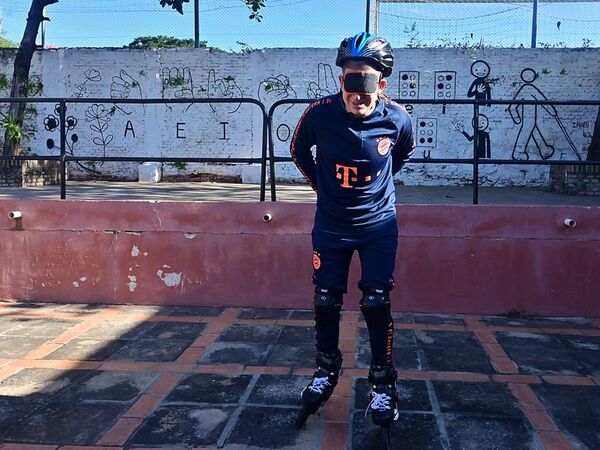 ¿Sabías que Paraguay tiene a un patinador con discapacidad visual con destaque internacional? - Nacionales - ABC Color