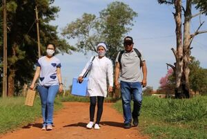 Más de 300 familias fueron vacunadas en Caaguazú