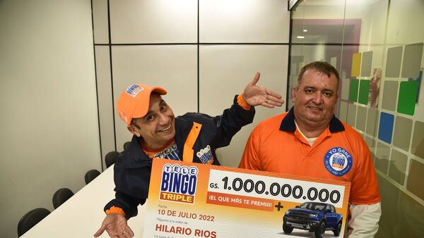 Ganó 1.000 millones y camioneta Ford Ranger Raptor 4x4 con Telebingo Triple