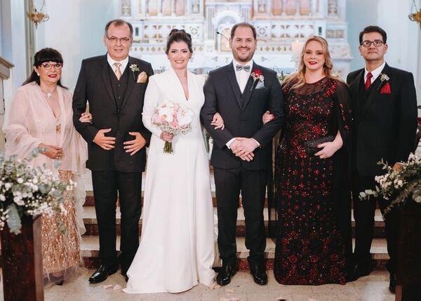 La boda de Natalia Ocampos y Carlos Antonio López - Sociales - ABC Color