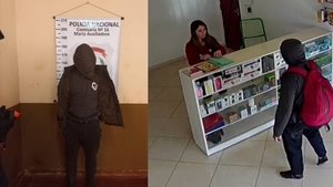 Detienen a presunto ladrón en María Auxiliadora