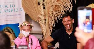 La Nación / El programa “Desde la fe” reveló el emotivo encuentro de Andrea con su ídolo Roque Santa Cruz