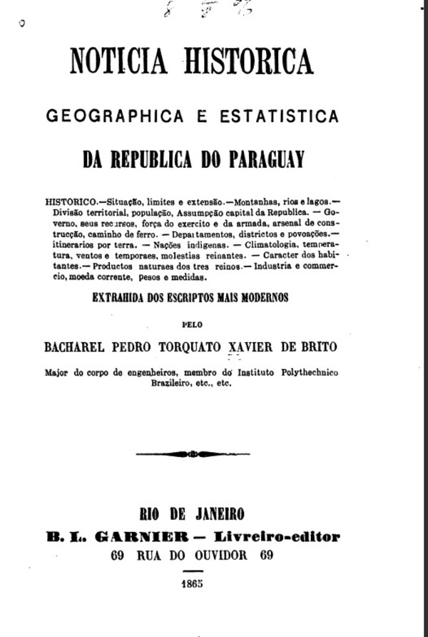Paraguay de 1860 según espía rapaiz - El Trueno