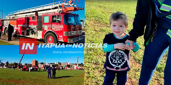 BOMBEROS DE ENCARNACIÓN REALIZARON LA PARADA BOMBERIL