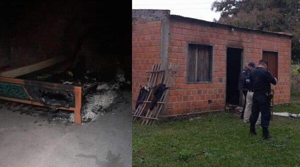 Anciano muere calcinado en su vivienda en Coronel Oviedo - Noticiero Paraguay