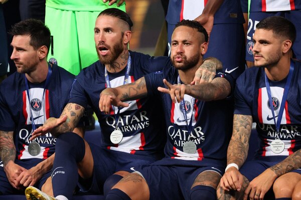 Messi, Neymar y Ramos le dan al PSG el primer trofeo de la temporada