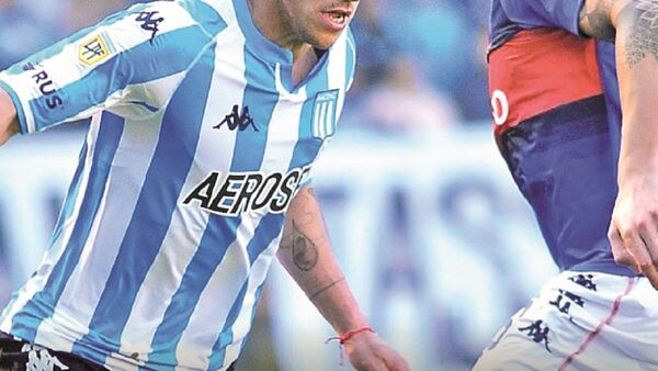 Matías Rojas clavó un tiro libre en Racing