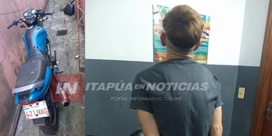 TRAS PERSECUCIÓN ATRAPAN A SUP. AUTOR DE HURTO DE MOTOCICLETA EN ENCARNACIÓN