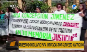 Ordenan prisión domiciliaria para imputada por supuesto matricidio | Telefuturo