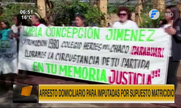 Ordenan prisión domiciliaria para imputada por supuesto matricidio | Telefuturo