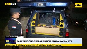 Por polución sonora incautaron una camioneta - ABC Noticias - ABC Color