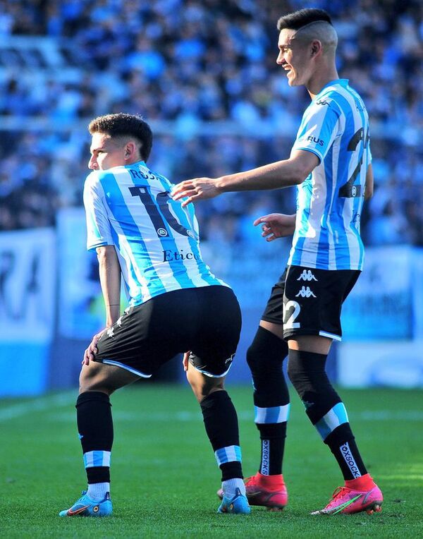 Matías Rojas: gol, asistencia y “bailecito” para Racing - Fútbol Internacional - ABC Color