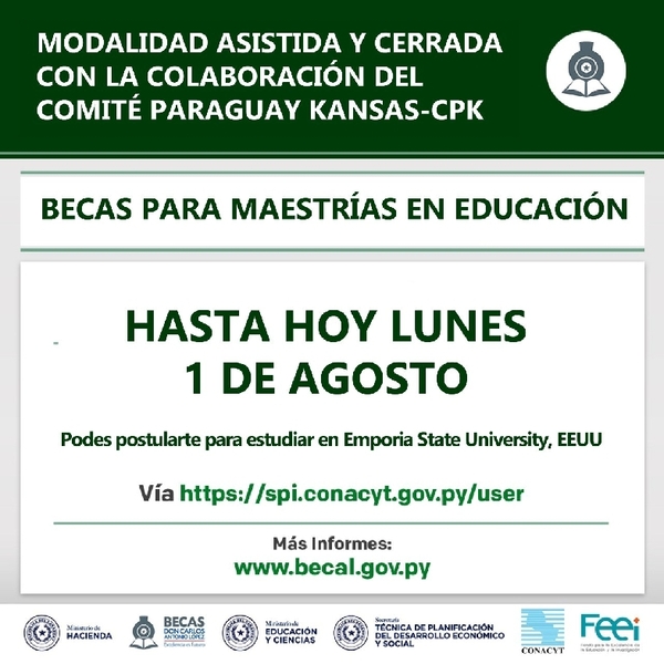 Diario HOY | BECAL: Hoy cierra plazo a postulación a becas de maestrías en Educación