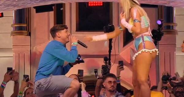 La Nación / ¡De película! Guaynaa le pidió matrimonio a Lele Pons en Tomorrowland