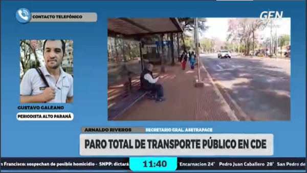 Paro total de transporte público en CDE: piden alzar a G. 5.000 el costo del pasaje - ADN Digital