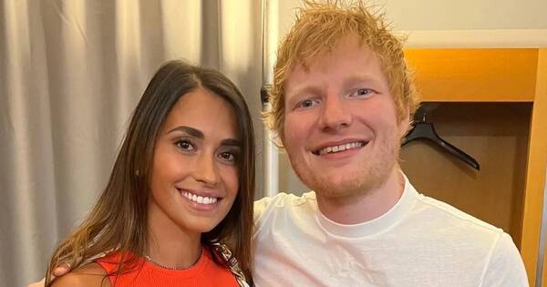 La Nación / Ed Sheeran cumplió su promesa a la esposa de Leo Messi