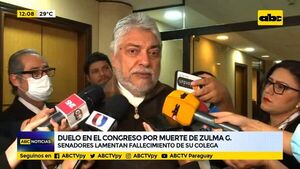 Congreso de duelo por muerte de Zulma Gómez - ABC Noticias - ABC Color