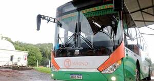 La Nación / Línea 12 informa horarios de cobertura del trayecto de la línea 20 en San Lorenzo