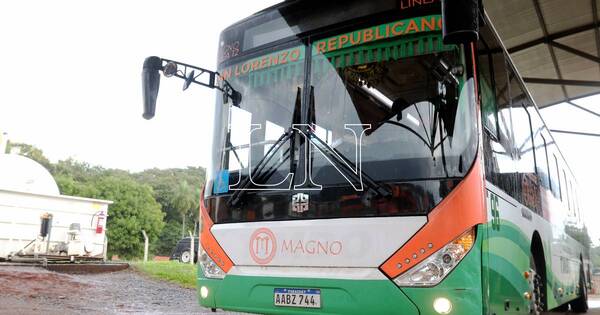 La Nación / Línea 12 informa horarios de cobertura del trayecto de la línea 20 en San Lorenzo