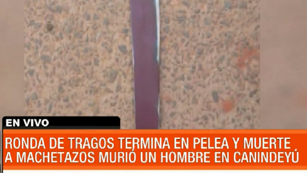Ronda de tragos entre amigos terminó en muerte por machetazos