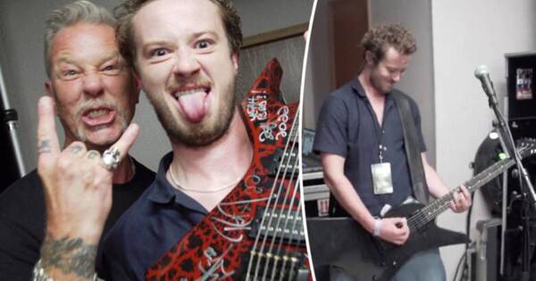 La Nación / Furor por Stranger Things y Eddie Munson: Joseph Quinn tocó junto a Metallica