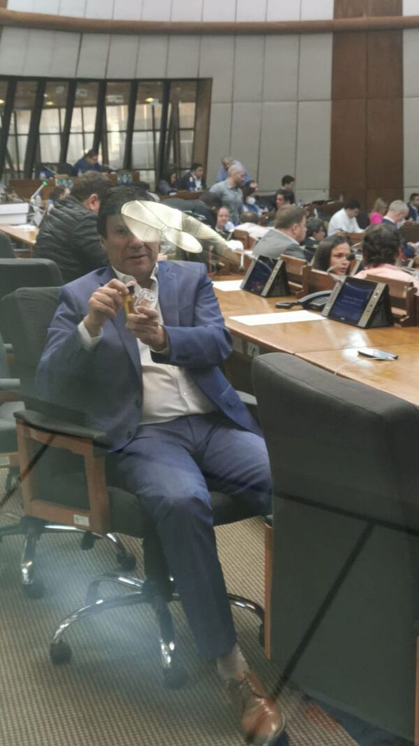 Carrulim: en plena sesión, diputados se deleitan con tradicional bebida - Nacionales - ABC Color