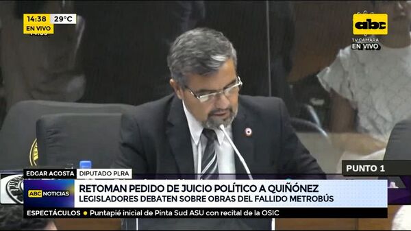 Retoman pedido de juicio político a Sandra Quiñónez - ABC Noticias - ABC Color