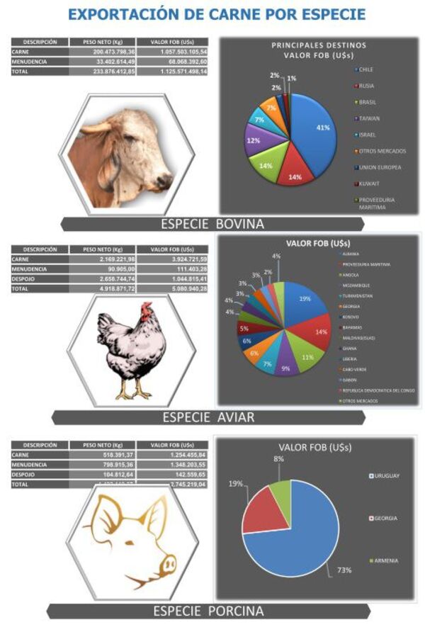 Rusia aumenta compra de carne tras conflicto - Economía - ABC Color