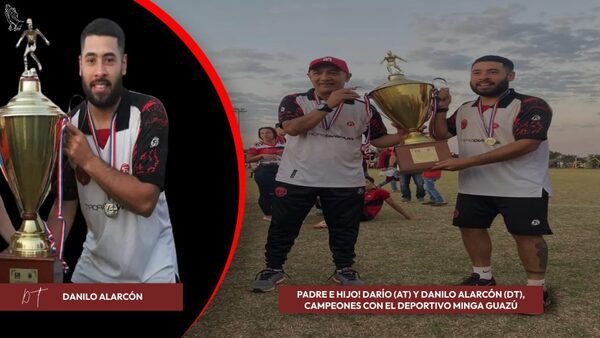 DANILO ALARCÓN ENCONTRÓ LA FORMULA AL PLANTEL DE MINGA GUAZÚ REPUNTANDO HASTA CAMPEONAR
