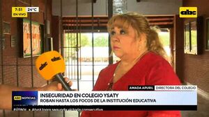 Inseguridad en colegio Ysaty   - ABC Noticias - ABC Color