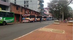 Paro de buses en Ciudad del Este | 1000 Noticias