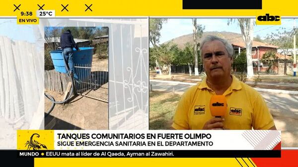 Tanques comunitarios en Fuerte Olimpo - ABC Noticias - ABC Color