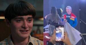 La Nación / Al son de la canción “Mi bebito fiu fiu” Noah Schnapp bailó en Perú