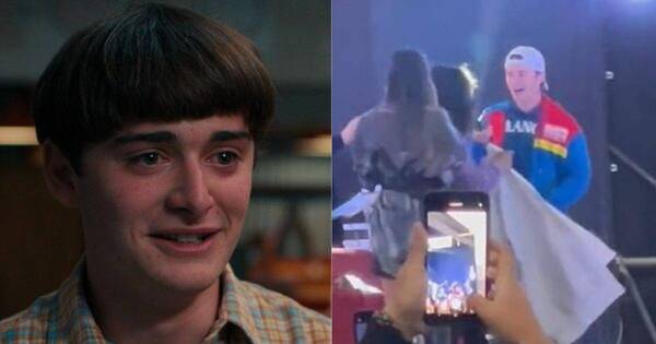 La Nación / Al son de la canción “Mi bebito fiu fiu” Noah Schnapp bailó en Perú