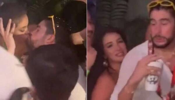 Crónica / [VIDEO] Besaron y toquetearon "ahí" a Bad Bunny