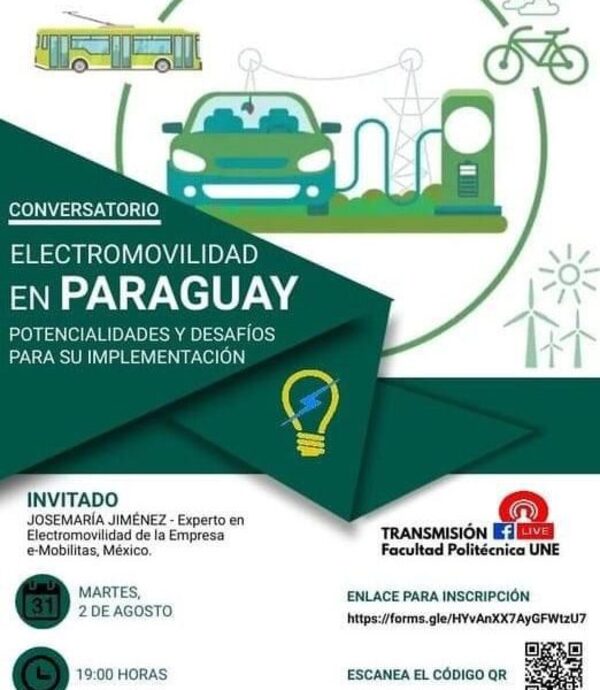 Organizan conversatorio sobre electromovilidad en Paraguay,  potencialidades y desafíos para su implementación