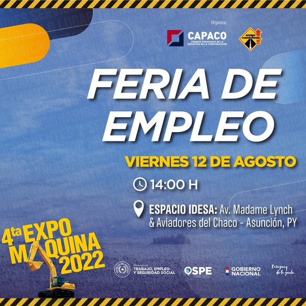 Diario HOY | Feria de empleo, promoción de cursos y certificación en la Expo Máquina