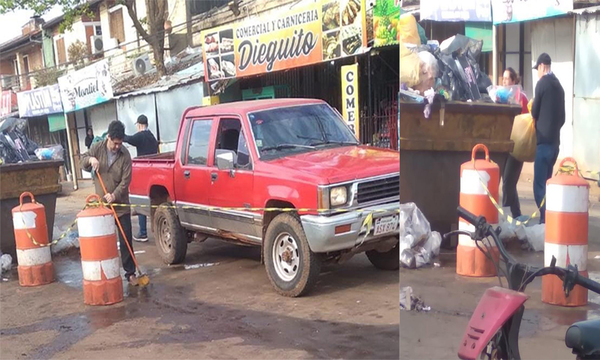Identifican vehículo de quienes desechan su basura en el mercado - OviedoPress