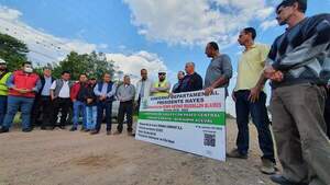 Encaminan proyecto de enripiado de calles con paseo Central en el barrio Pasito de Benjamín Aceval