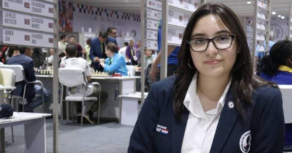 La Nación / Paraguaya de 14 años hizo jugada maestra en ajedrez y ganó partida en Olimpiadas FIDE en India