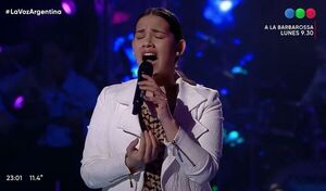 La paraguaya Andrea Guasch pasó de ronda en La Voz Argentina - Música - ABC Color
