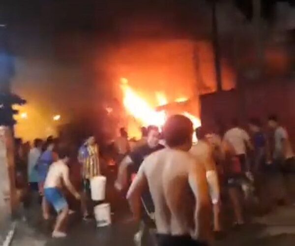 Incendio en la Chacarita (VIDEO)