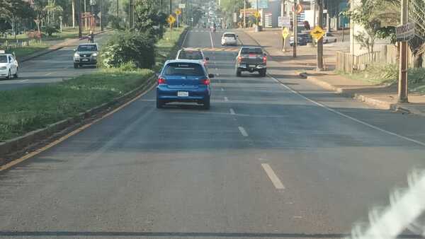 Instalan lomada sobre ruta Py 07