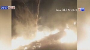 Quema de basuras habría causado incendio en el Cerro Ñemby | Noticias Paraguay