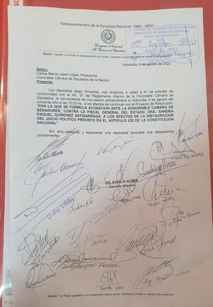 Honor Colorado pide sesión extra para continuar tratamiento del libelo acusatorio - ADN Digital